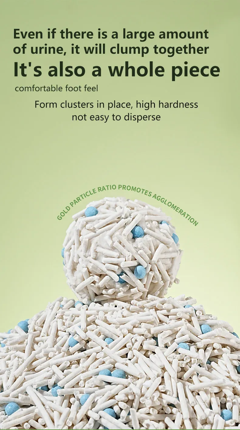 KuaiChong Four Seasons Cat Litter | Tofu & Cassava Mixed(Hình ảnh6) KuaiChong Four Seasons Cat Litter | Tofu & Cassava Mixed(Hình ảnh6)