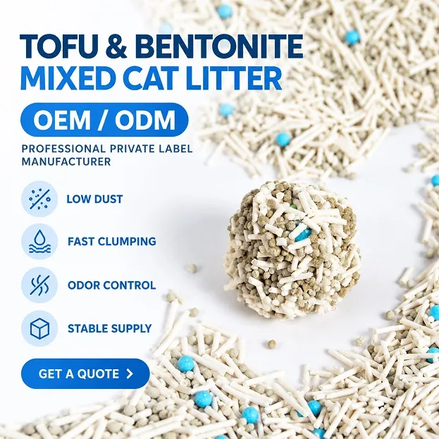 Mixed Cat Litter | Tofu & Bentonite Blend